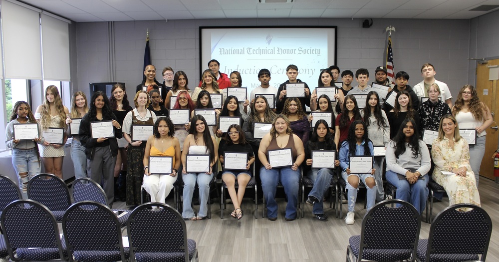Students from the Center for Career Services were inducted into the National Technical Honor Society on May 28, 2026.
