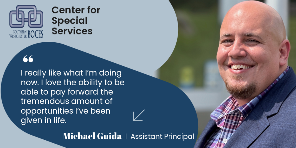 Michael Guida is the new assistant principal at Rye Lake Lower Campus