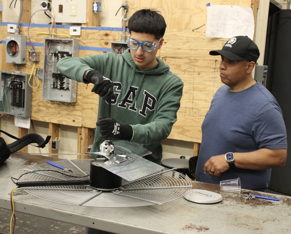This is the first year of the HVAC program at the Center for Career Services.