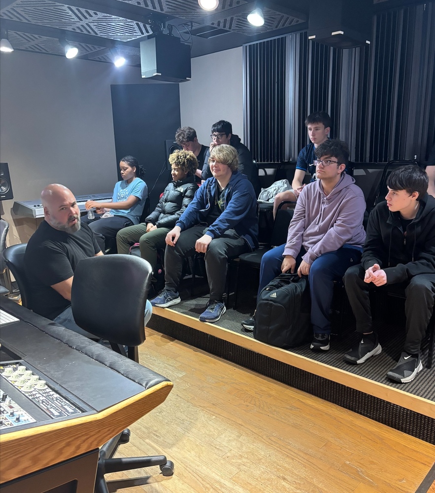 Audio Production students visited the University of New Haven.