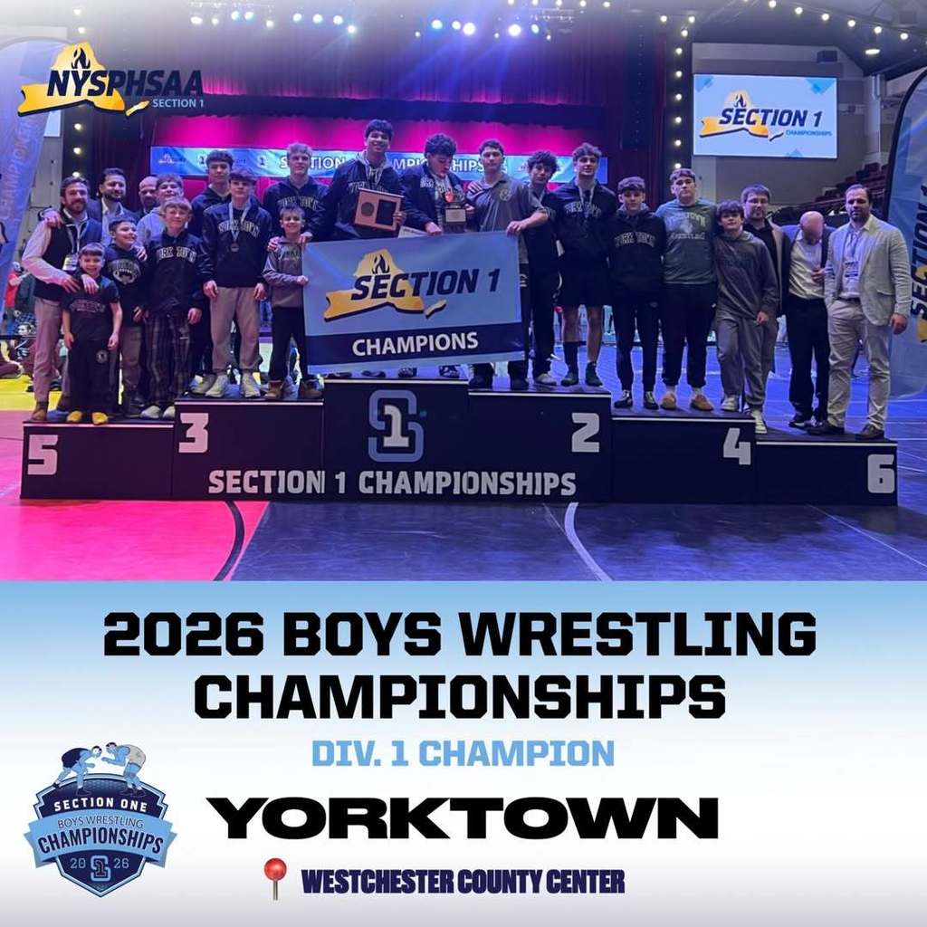 Yorktown Huskers win Section One Wrestling championship