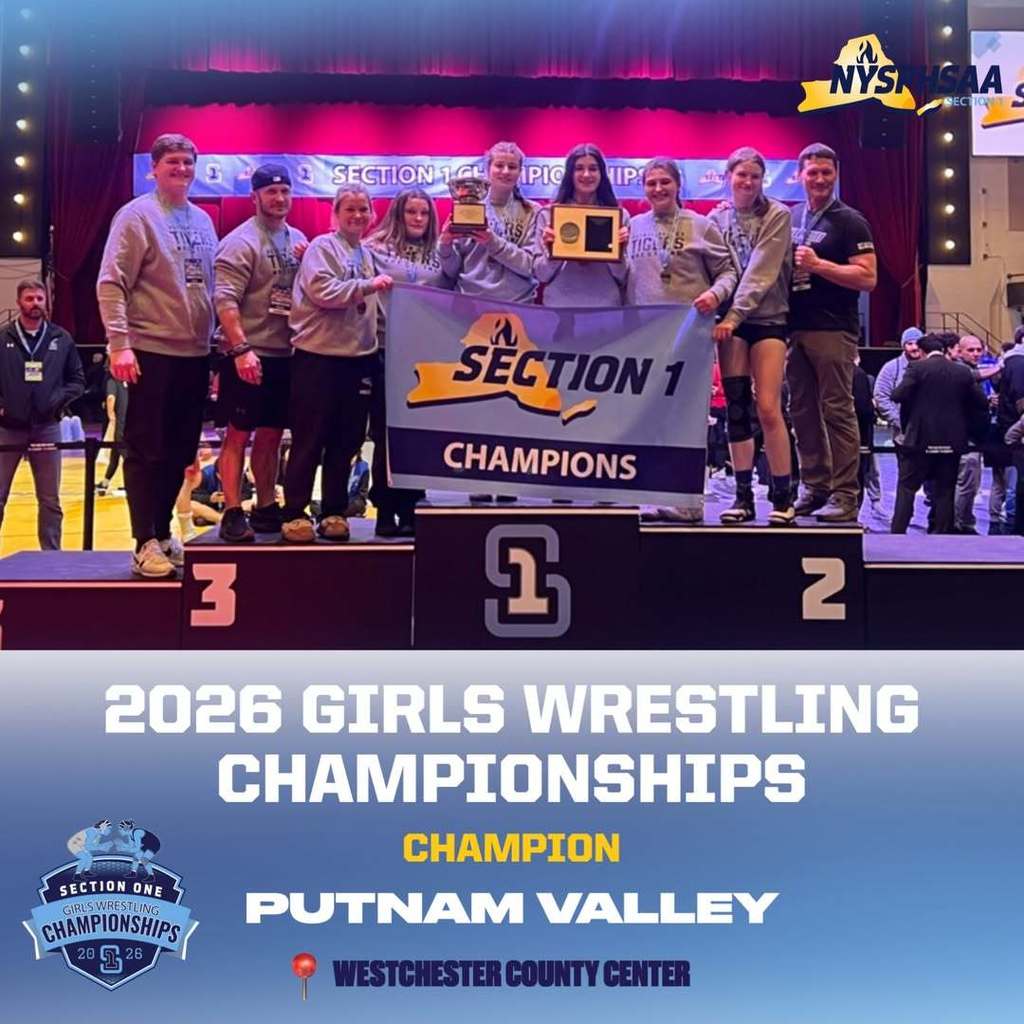 Putnam Valley Girls win 2026 Sectione Wrestling championship