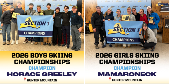 horace greeley and mamaroneck win 2026 section one ski championships