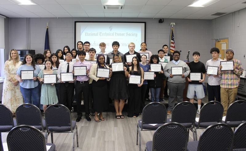 Career Services inducts 74 students into National Technical Honor Society