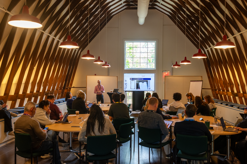 Session in the Barn Rafters space at EXPO