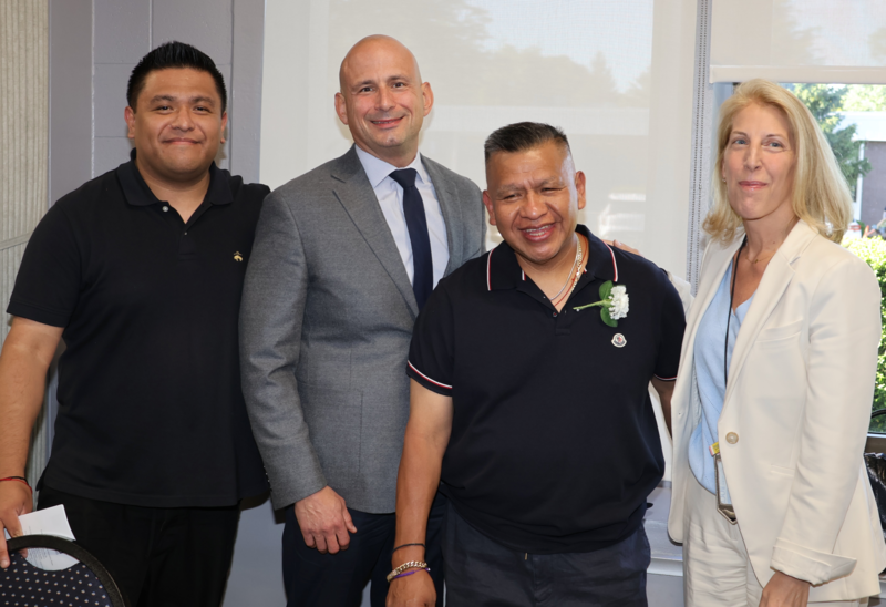 family member, principal, retiree and director at reception