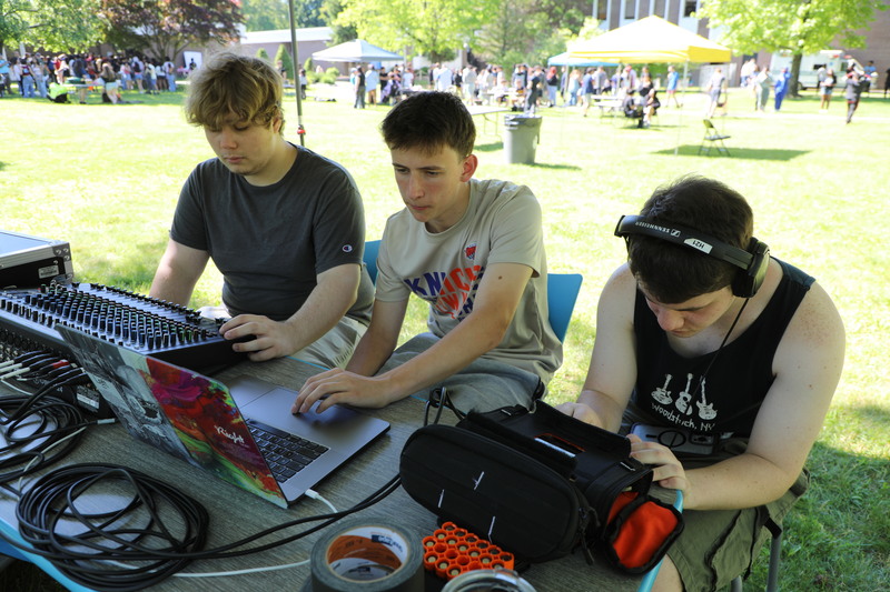 The Audio Production program at the Center for Career Services hosted its first music festival.