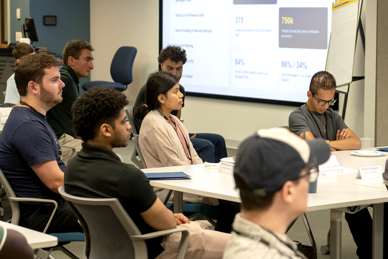 Interns learn about their roles supporting LHRIC and local school districts
