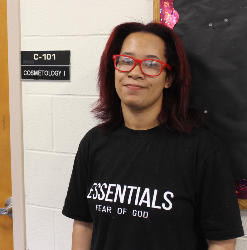 Leilani Mack is a member of the Cosmetology program at the Center for Career Services.