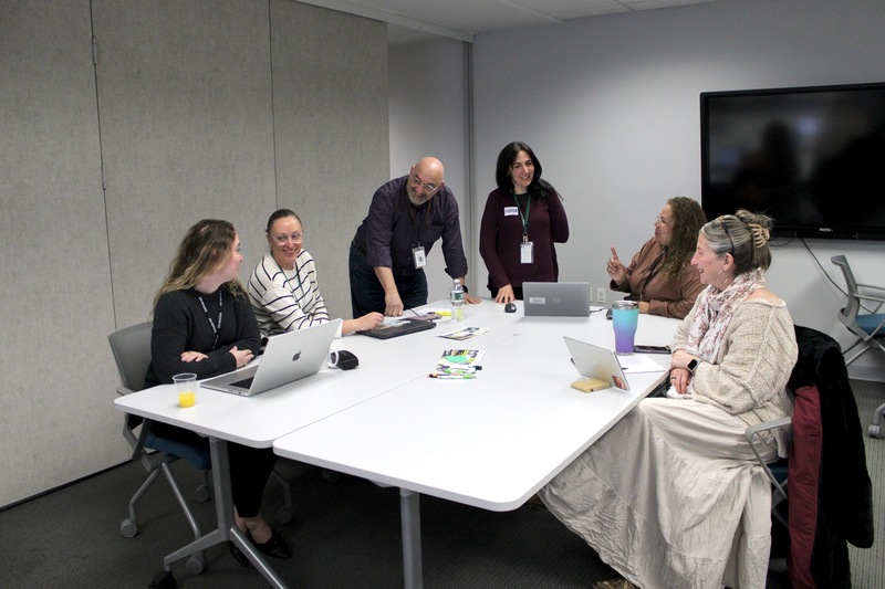 Table top discussion at Symposium