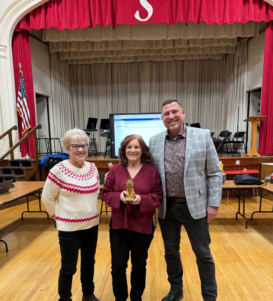 Ms. LaCalameto with Mrs. Hatfield and Mr. Duty