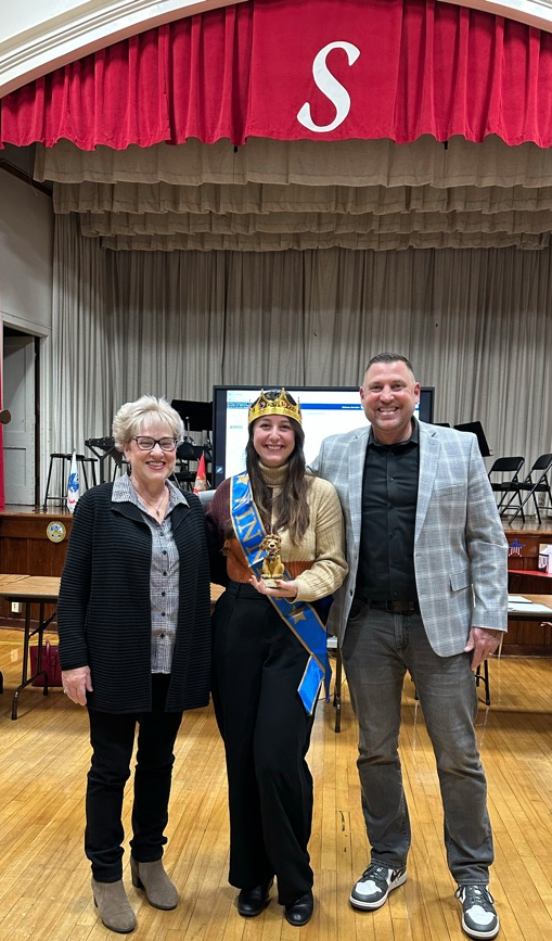 Ms. Cliff with Mrs. Hatfield and Mr. Duty
