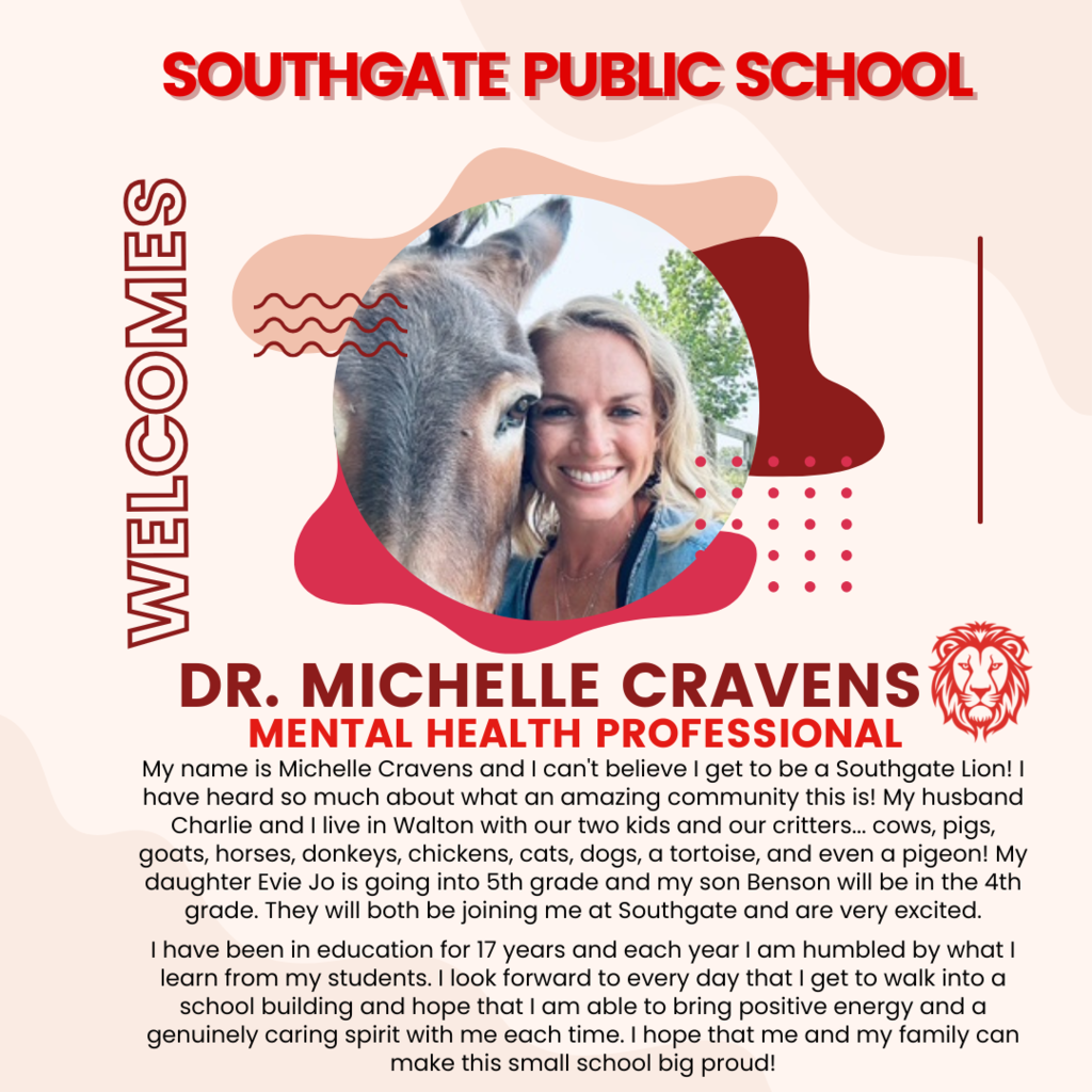 Welcome Dr. Cravens