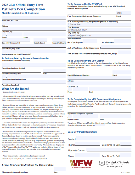 Application Form