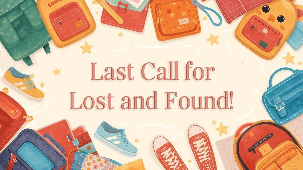 Last Call for Lost and Found!