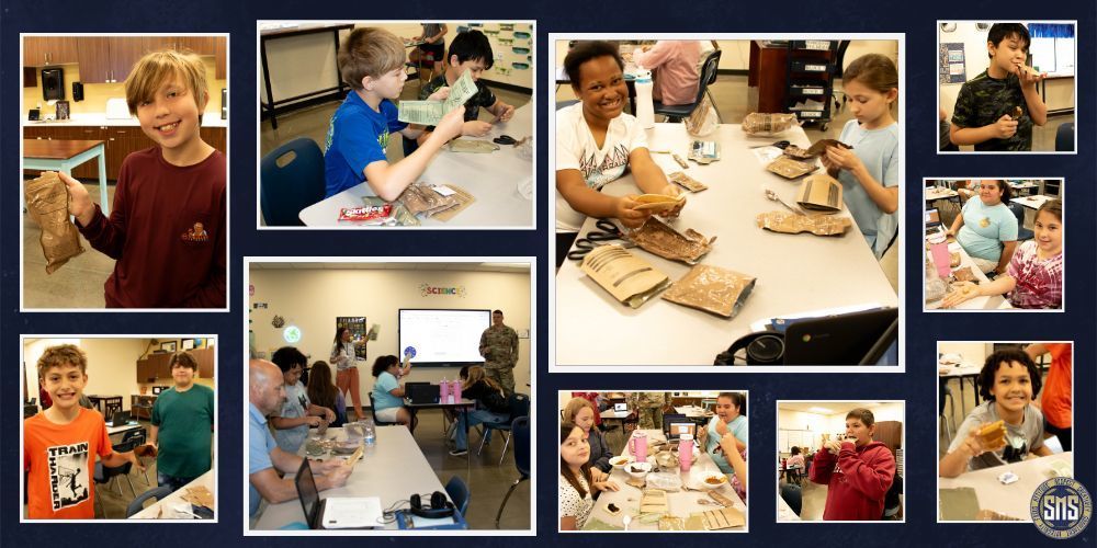 students trying MREs