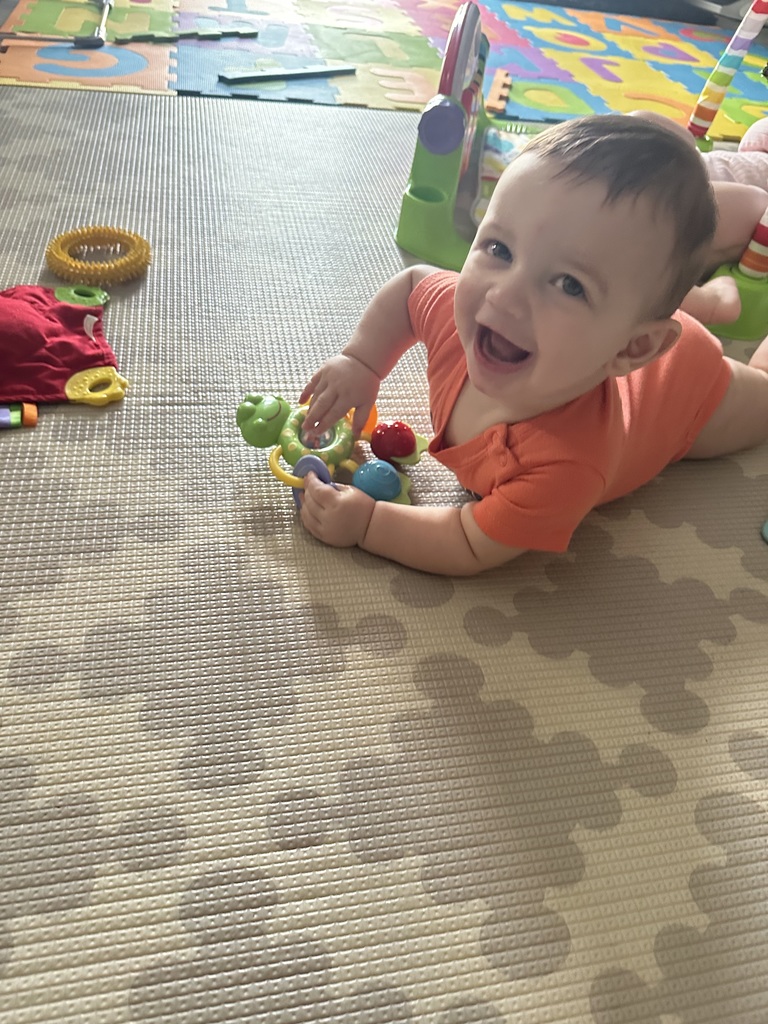 baby smiling