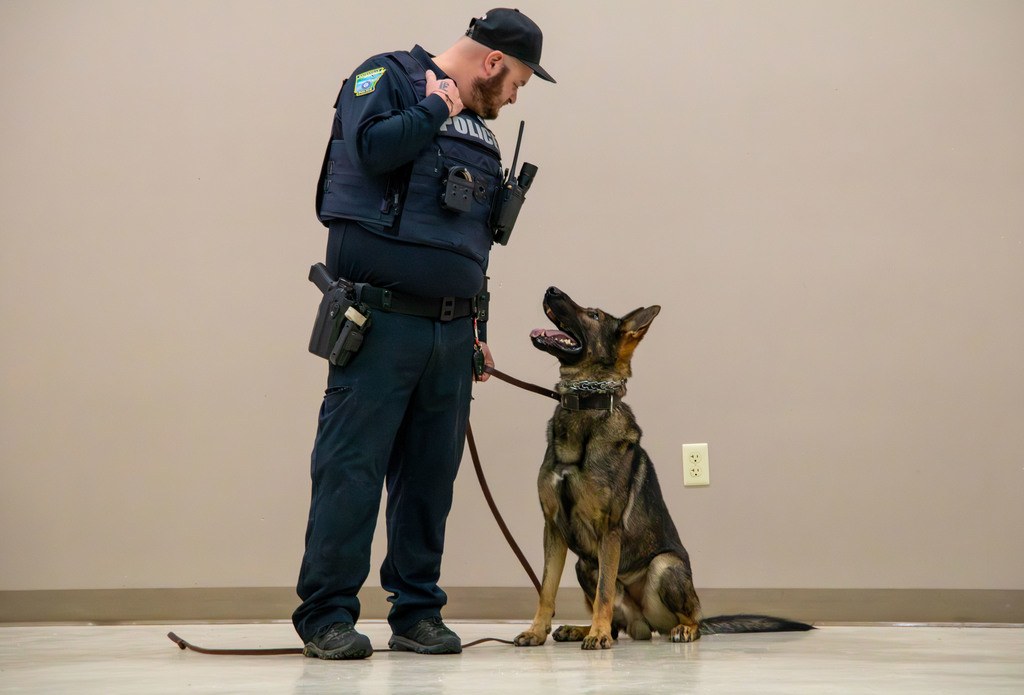 Officer Rocky and partner from BPD