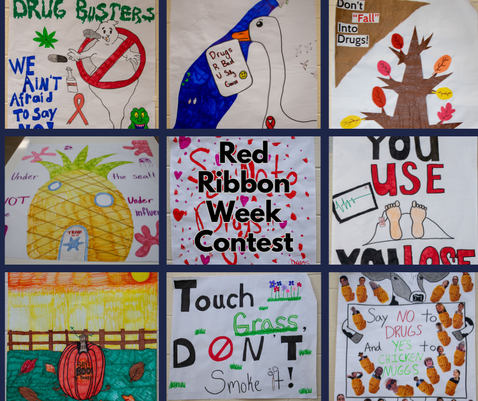 Collage of student posters