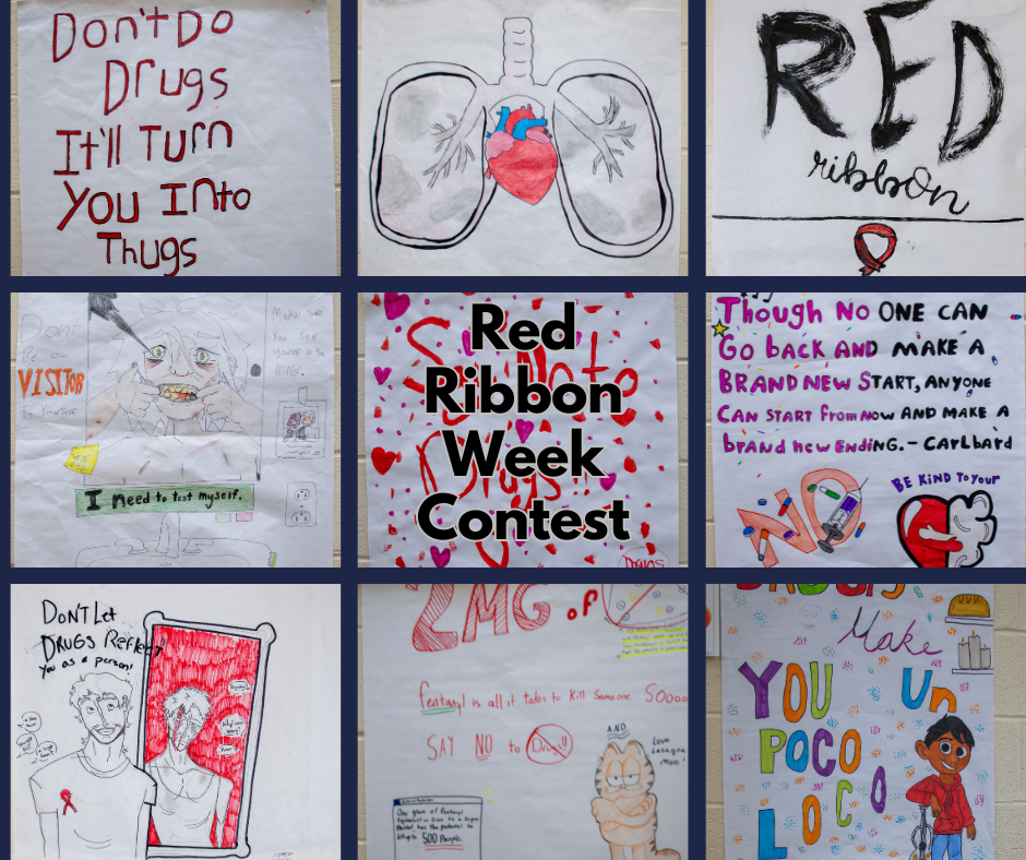 Collage of student posters