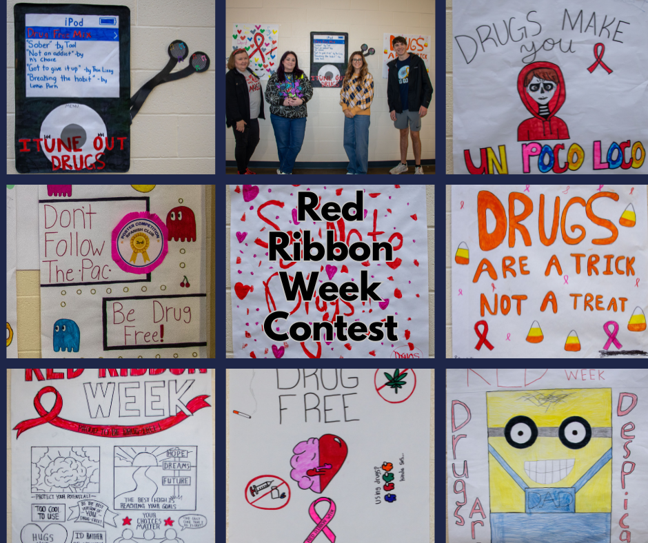 Collage of student posters