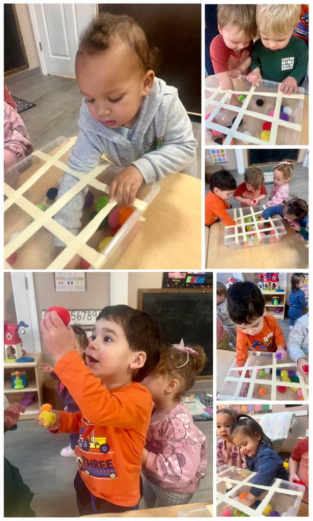 children doing sensory activity