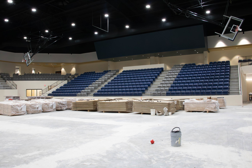 stadium seating floor level