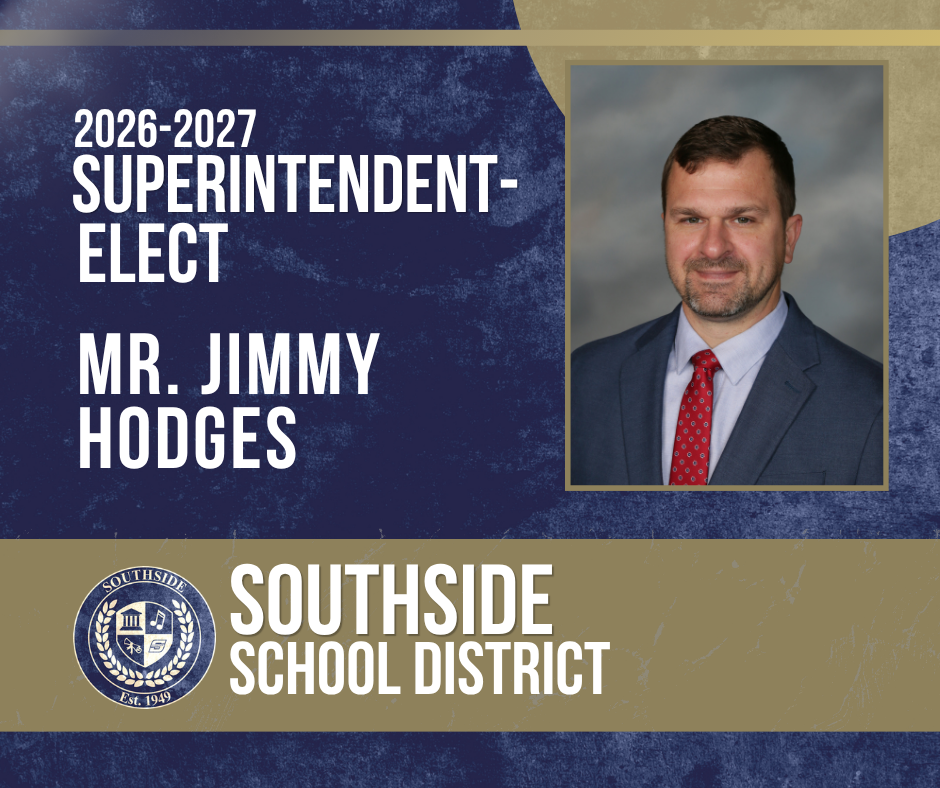 smiling man, superintendent elect graphic