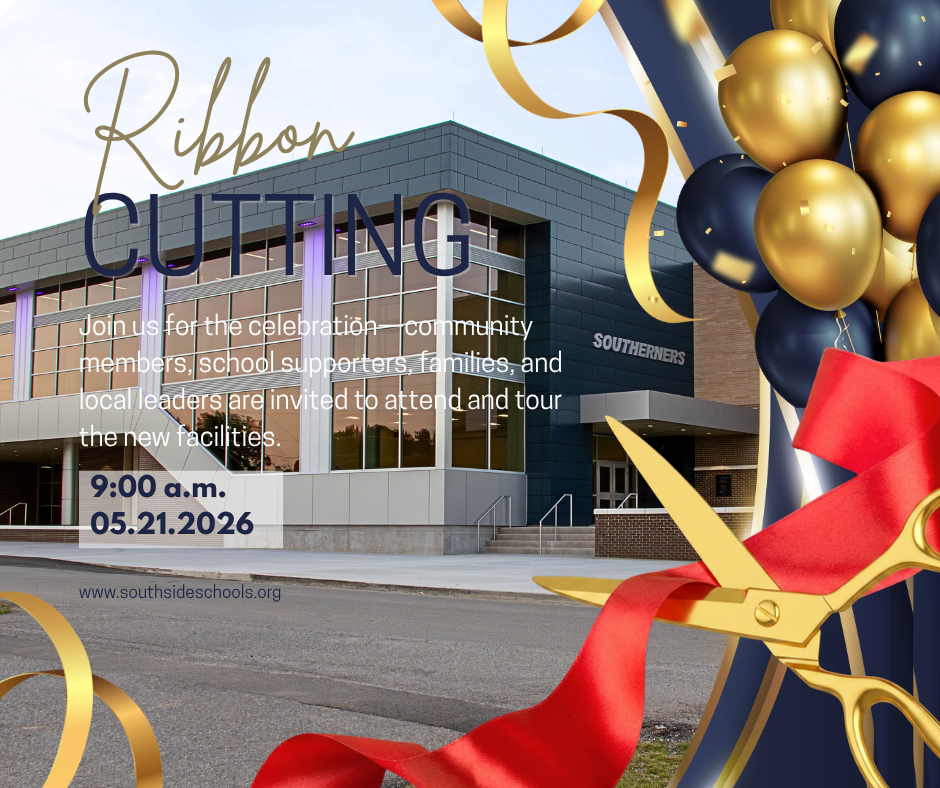 arena, balloons, ribbon cutting scissors 