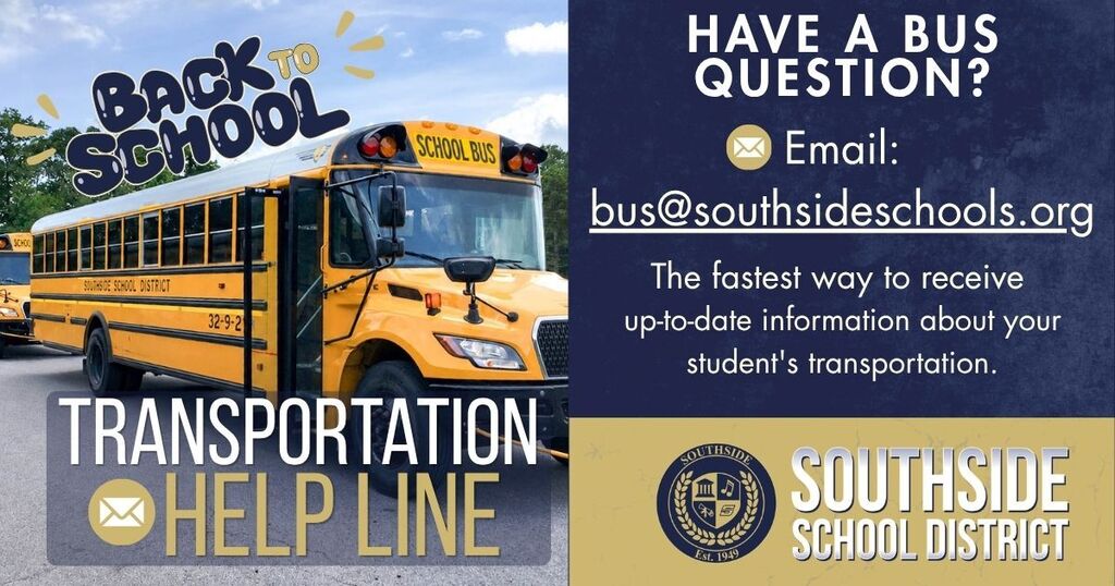 School bus, transportation helpline information