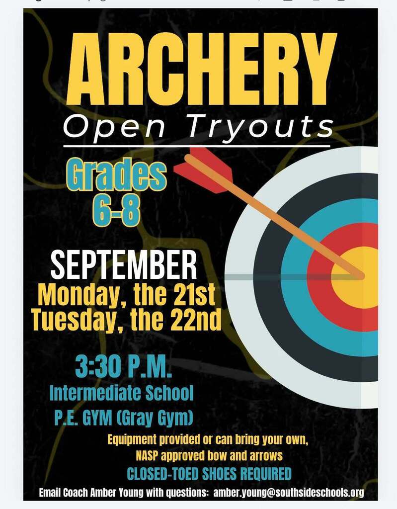 6-8th Grade Archery Tryouts