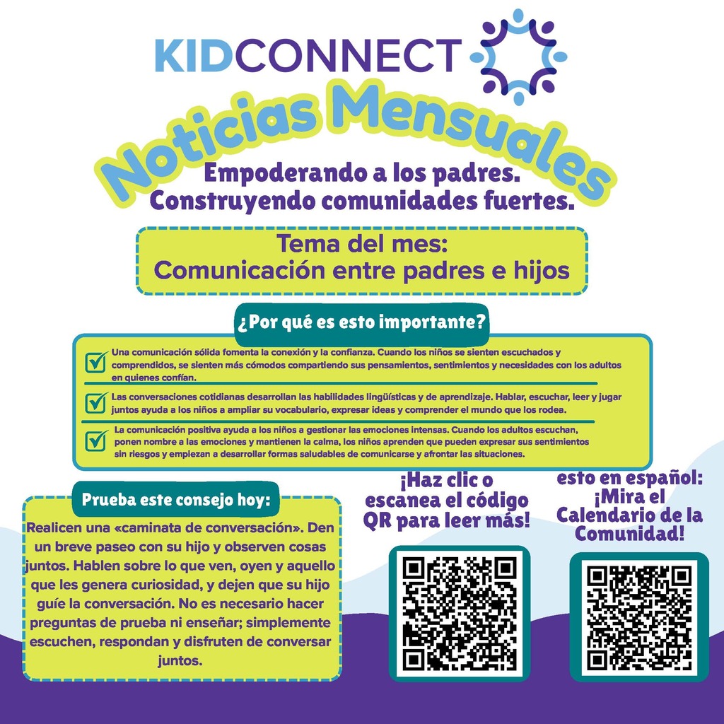 Kid Connect Newsletter link_spanish