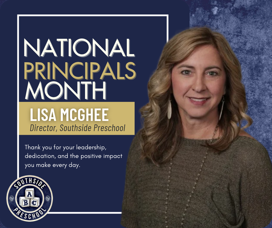 National principals month, smiling woman