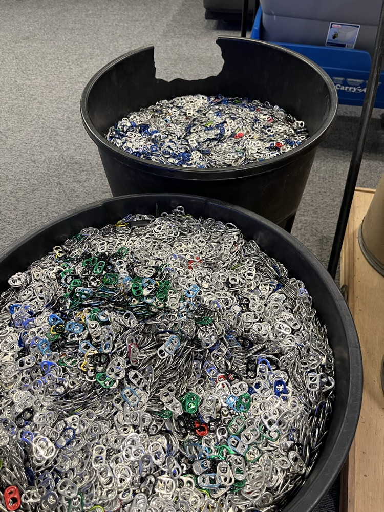 some of the pop tab collection cans