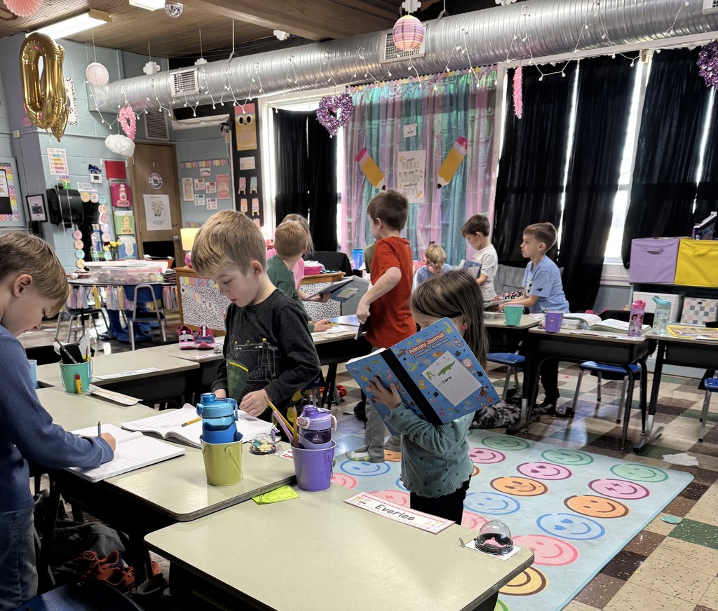 Eye-Spy Math Magic! 👀✨ Mrs. Kline's first graders turned into little data detectives this week, exploring the colorful world of eye colors in their classroom! 🕵️♀️ They counted up blue, brown, and green eyes, creating their very own super cool graph.