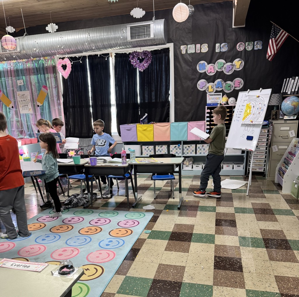 Eye-Spy Math Magic! 👀✨ Mrs. Kline's first graders turned into little data detectives this week, exploring the colorful world of eye colors in their classroom! 🕵️♀️ They counted up blue, brown, and green eyes, creating their very own super cool graph.