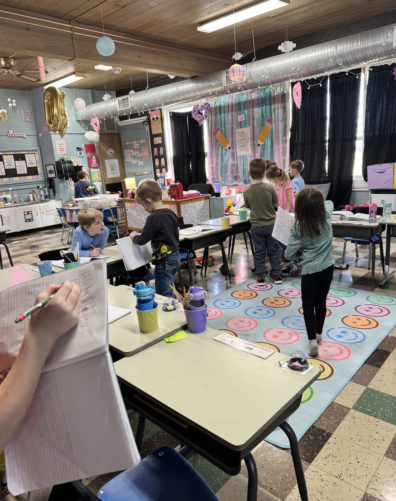 Eye-Spy Math Magic! 👀✨ Mrs. Kline's first graders turned into little data detectives this week, exploring the colorful world of eye colors in their classroom! 🕵️♀️ They counted up blue, brown, and green eyes, creating their very own super cool graph.