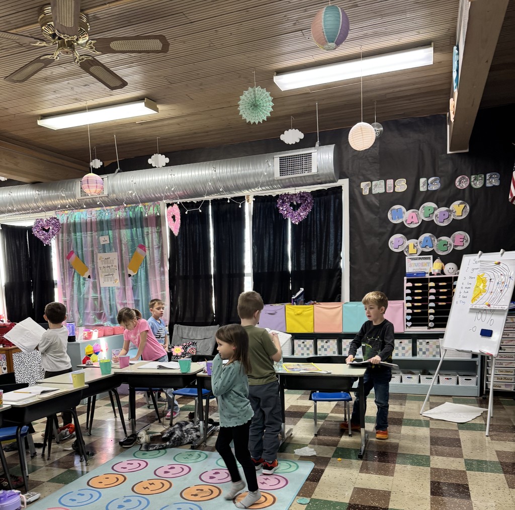 Eye-Spy Math Magic! 👀✨ Mrs. Kline's first graders turned into little data detectives this week, exploring the colorful world of eye colors in their classroom! 🕵️♀️ They counted up blue, brown, and green eyes, creating their very own super cool graph.