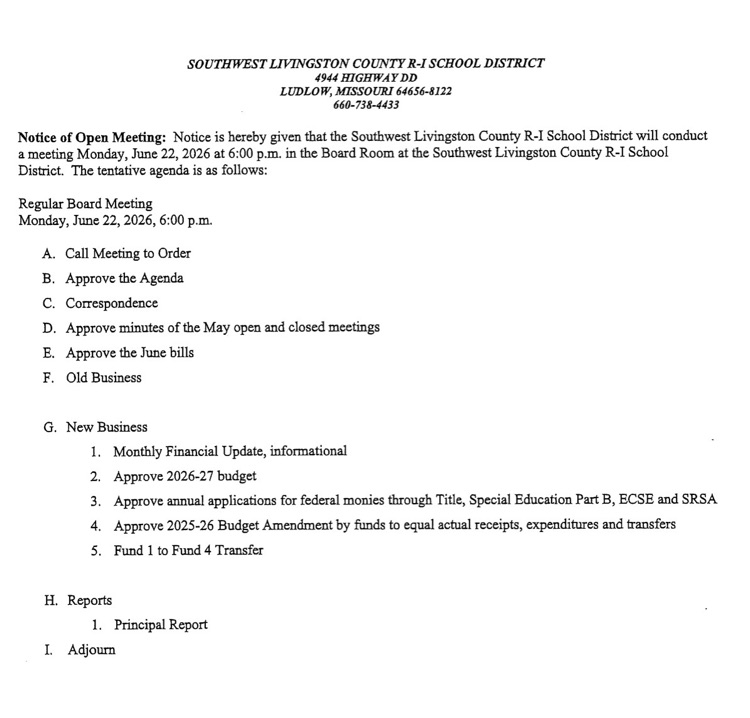 Agenda