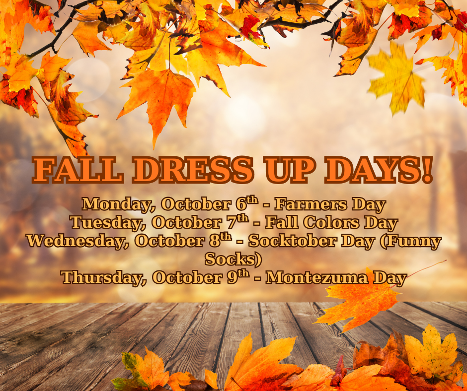 Fall Dress Up Days