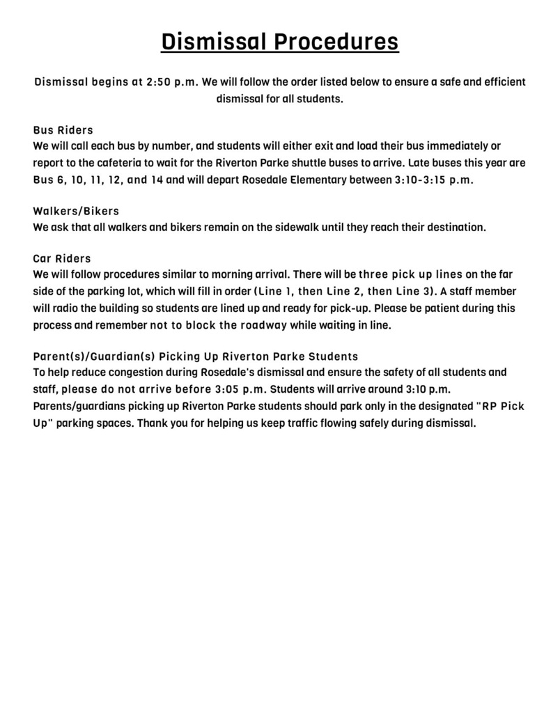 Dismissal Procedures