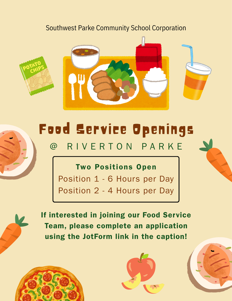 Food Service Openings