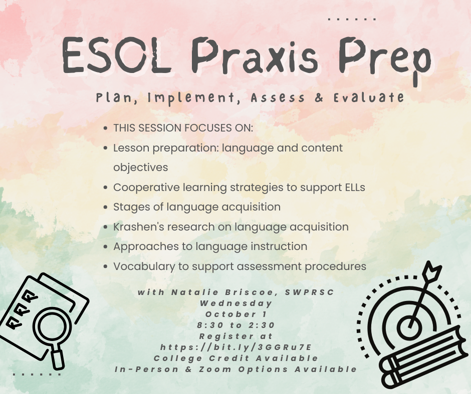 10-01 ESOL Praxis Bootcamps