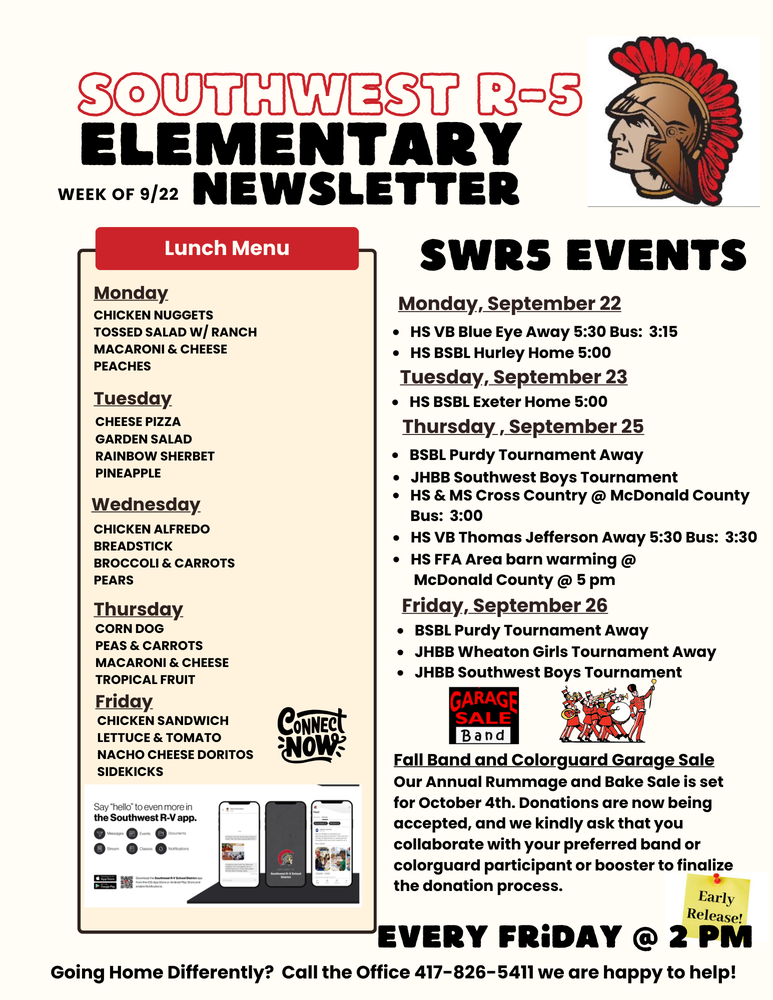 SWR5 Elementary Newsletter