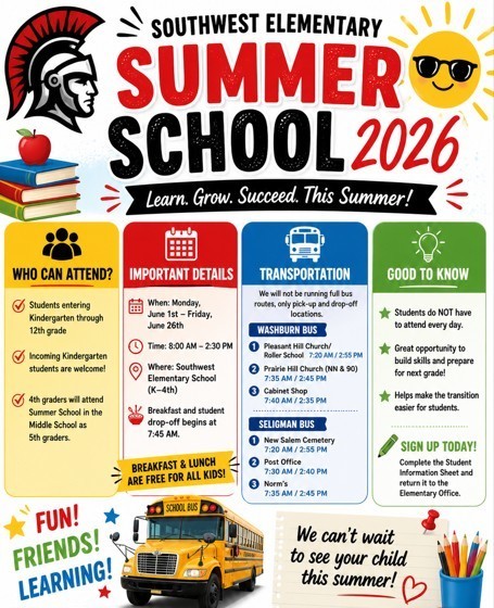Summer School flyer