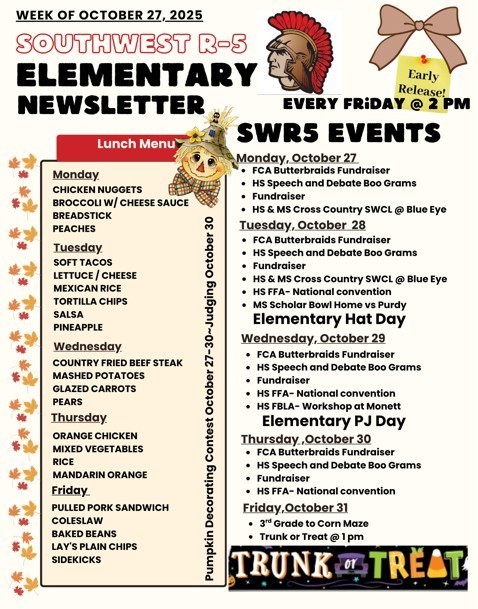 SWR5 Elementary Newsletter