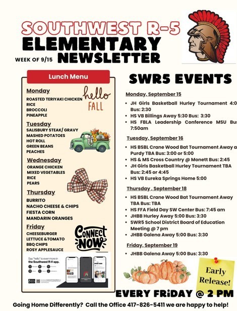 SWR5 Elementary Newsletter
