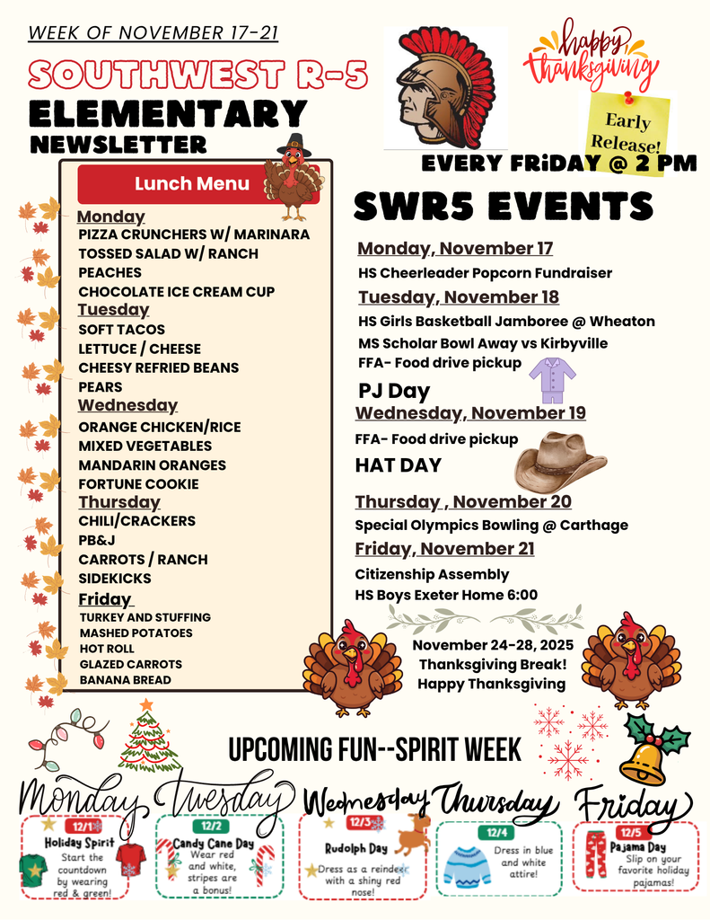 SWR5 Elementary Newsletter