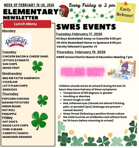 SWR5 Elementary Newsletter