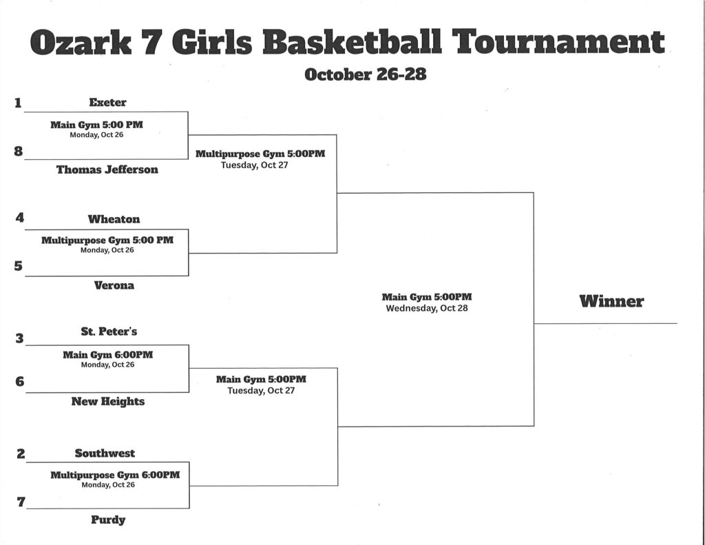 MS Girls Conference Basketball Tournament